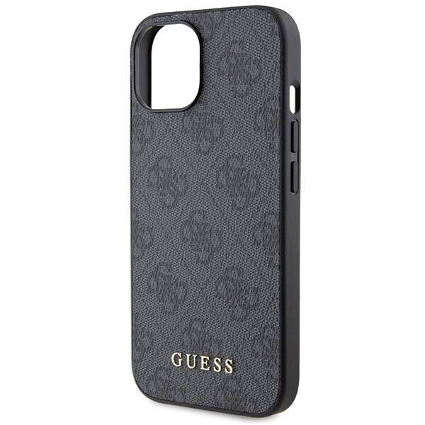 GUESS GUHCP15MG4GFGR IPHONE 15 PLUS / 14 PLUS 6.7 "GRAY / GRAY HARD CASE 4G METAL GOLD LOGO