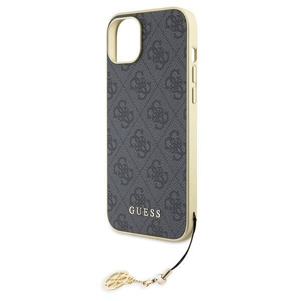 GUESS GUHCP15MGF4GGGR IPHONE 15 PLUS / 14 PLUS 6.7 "GRAY / GRAY HARDCASE 4G CHARMS COLLECTION