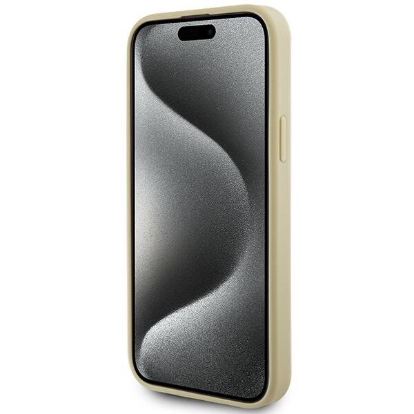 GUESS GUHCP15MPS4DGPD IPHONE 15 PLUS / 14 PLUS 6.7 "ZLOTY / GOLD HARDCASE STRASS METAL LOGO