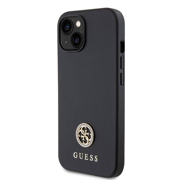 GUESS GUHCP15MPS4DGPK IPHONE 15 PLUS / 14 PLUS 6.7 "BLACK / BLACK HARDCASE STRASS METAL LOGO