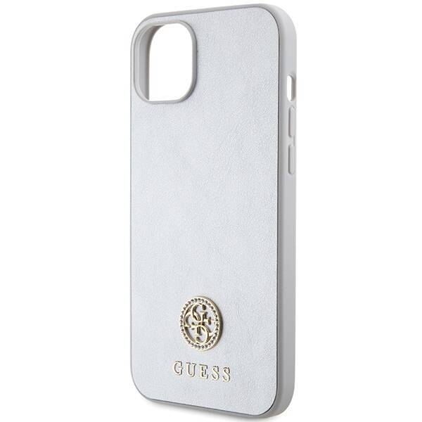 GUESS GUHCP15MPS4DGPS IPHONE 15 PLUS / 14 PLUS 6.7 "SILVER / SILVER HARDCASE STRASS METAL LOGO