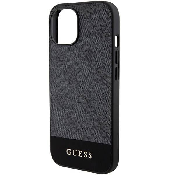 GUESS GUHCP15SG4GGRGR IPHONE 15/14/13 6.1 "GRAY / GRAY HARDCASE 4G STRIPE COLLECTION