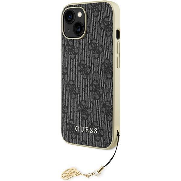 GUESS GUHCP15SGF4G4G IPHONE 15/14/13 6.1 "GRAY / GRAY HARDCASE 4G CHARMS COLLECTION