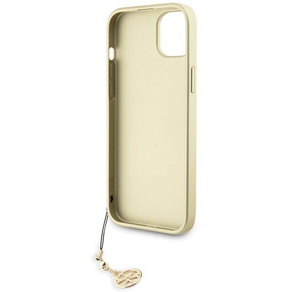 GUESS GUHCP15SGF4GBB IPHONE 15/14/13 6.1 "BRONZE / BROWN HARDCASE 4G CHARMS COLLECTION