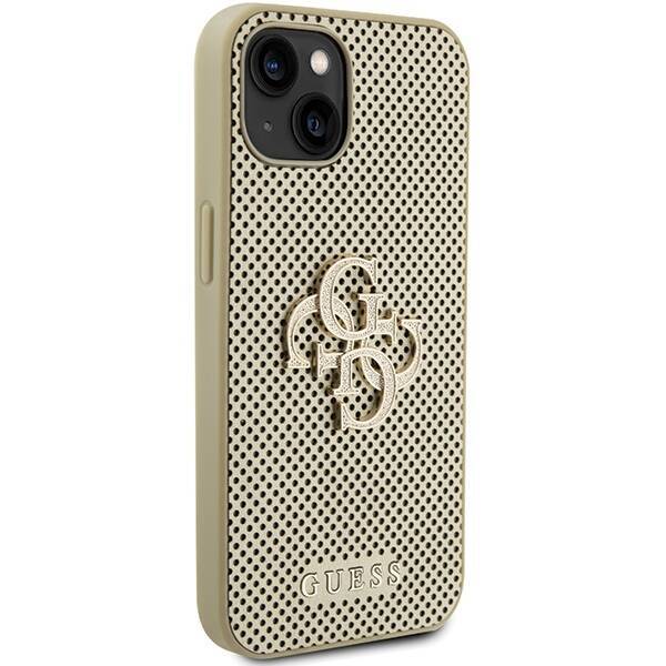 GUESS GUHCP15SP4LGD IPHONE 15/14/13 6.1 "GOLD / GOLD HARDCASE PERFORATED 4G GLITTER