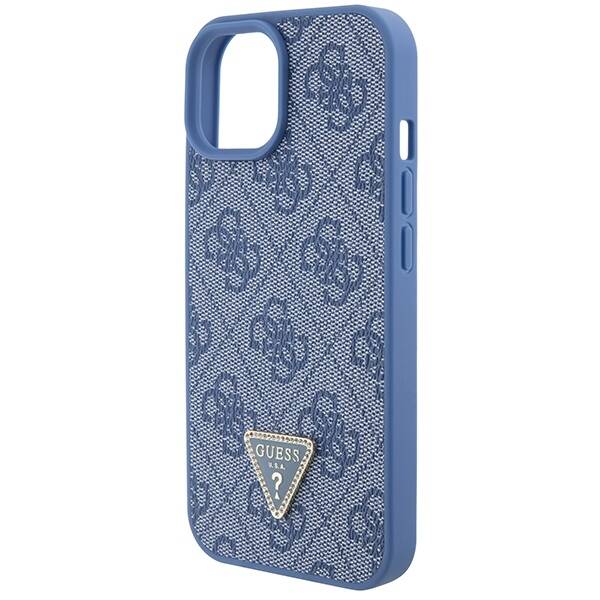 GUESS GUHCP15SP4TDSCPB IPHONE 15/14/13 6.1 "BLUE / BLUE HARDCASE CROSSBODY 4G METAL LOGO