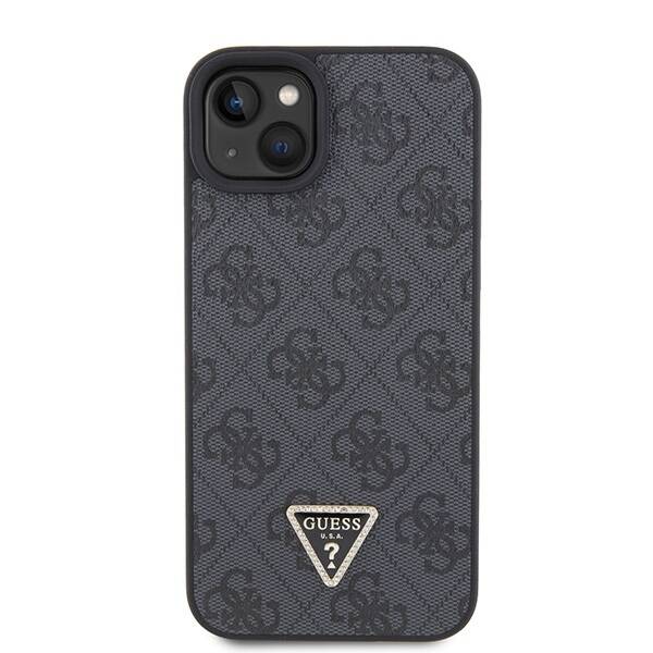 GUESS GUHCP15SP4TDSCPK IPHONE 15/14/13 6.1 "BLACK / BLACK HARDCASE CROSSBODY 4G METAL LOGO