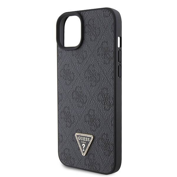 GUESS GUHCP15SP4TDSCPK IPHONE 15/14/13 6.1 "BLACK / BLACK HARDCASE CROSSBODY 4G METAL LOGO