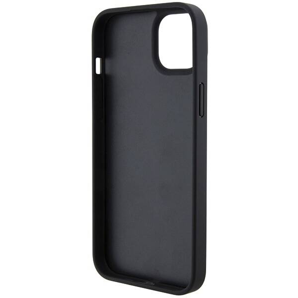 GUESS GUHCP15SPCRTHCK IPHONE 15/14/13 6.1 "BLACK / BLACK HARDCASE CROCO TRIANGLE METAL LOGO