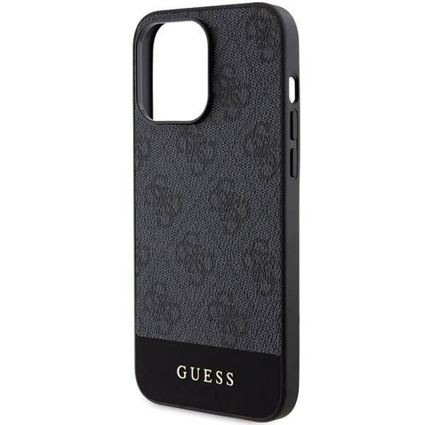 GUESS GUHCP15XG4GGRIG IPHONE 15 PRO MAX 6.7 "GRAY/GRAY HARDCASE 4G STRIPE COLLECTION