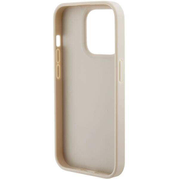 GUESS GUHCP15XPCRTHCD IPHONE 15 PRO MAX 6.7 "GOLD/GOLD HARDCASE CROCO TRIANGLE METAL LOGO