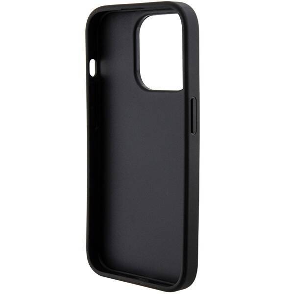 GUESS GUHCP15XPGSSADK IPHONE 15 PRO MAX 6.7 "BLACK/BLACK HARDCASE GRIP STAND 4G SAFFIANO STRASS