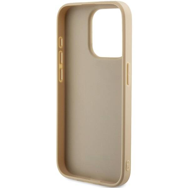 GUESS GUHCP15XPSAIRD IPHONE 15 PRO MAX 6.7 "ZLOTY/GOLD HARDCASE SAFFIANO IRIDESCENT SCRIPT