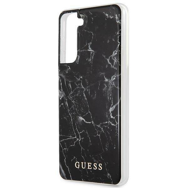 GUESS GUHCS21MPCUMABK S21+ G996 BLACK/BLACK HARDCASE MARBLE