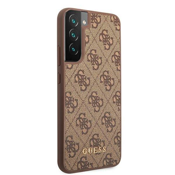 GUESS GUHCS22SG4GFBR S22 S901 BRONZE/BROWN HARD CASE 4G METAL GOLD LOGO