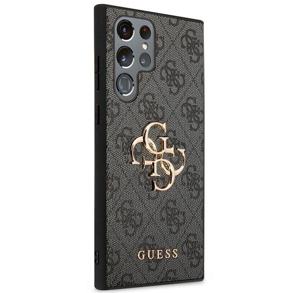 GUESS GUHCS23L4G4GGR S23 ULTRA S918 GRAY/GRAY HARDCASE 4G BIG METAL LOGO