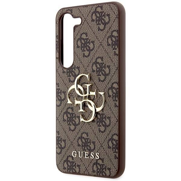 GUESS GUHCS23M4GGBR S23+ S916 BRONZE/BROWN HARDCASE 4G BIG METAL LOGO