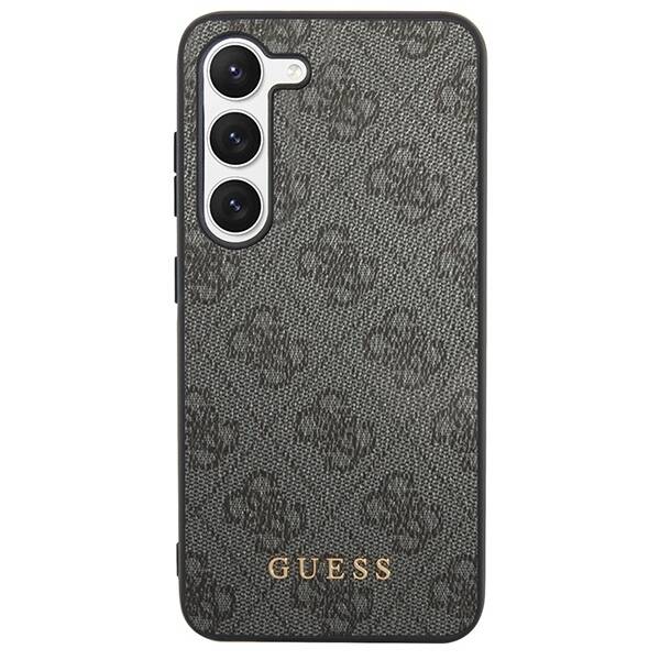 GUESS GUHCS23MG4GFGR S23+ S916 GRAY/GRAY HARDCASE 4G METAL GOLD LOGO