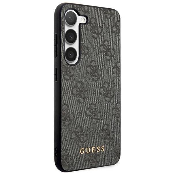 GUESS GUHCS23MG4GFGR S23+ S916 GRAY/GRAY HARDCASE 4G METAL GOLD LOGO