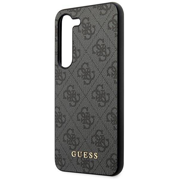 GUESS GUHCS23MG4GFGR S23+ S916 GRAY/GRAY HARDCASE 4G METAL GOLD LOGO