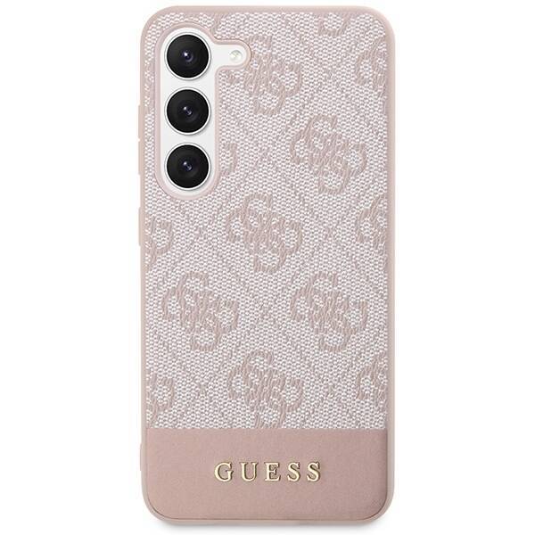 GUESS GUHCS23MG4GLPI S23+ S916 PINK/PINK HARD CASE 4G STRIPE COLLECTION