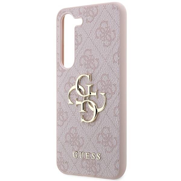 GUESS GUHCS23S4GMGPI S23 S911 PINK/PINK HARDCASE 4G BIG METAL LOGO