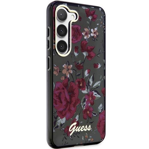 GUESS GUHCS23SHCFWSA S23 S911 GREEN/KHAKI HARDCASE FLOWER COLLECTION