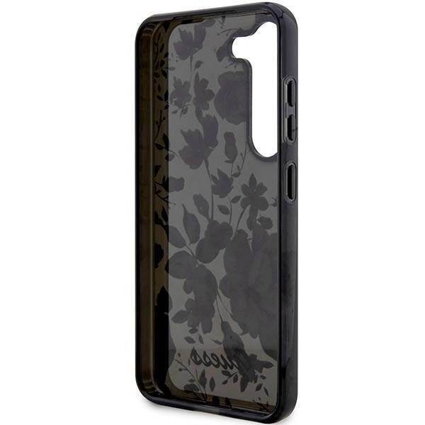 GUESS GUHCS23SHCFWSK S23 S911 BLACK/BLACK HARDCASE FLOWER COLLECTION