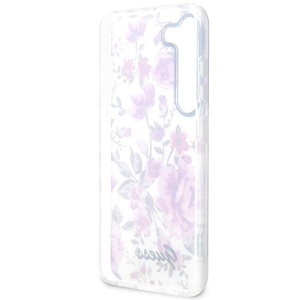 GUESS GUHCS23SHCFWST S23 S911 WHITE/WHITE HARDCASE FLOWER COLLECTION