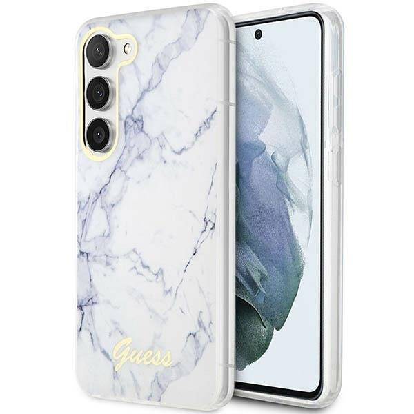 GUESS GUHCS23SPCUMAH S23 S911 WHITE/WHITE HARDCASE MARBLE