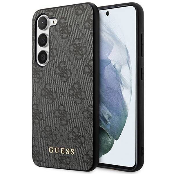 GUESS GUHCS24MG4GFGR S24+ S926 BLACK/BLACK HARDCASE 4G METAL GOLD LOGO