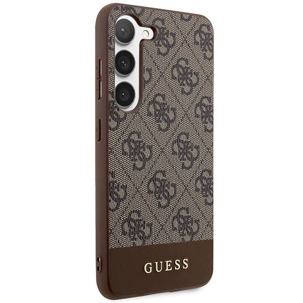 GUESS GUHCS24SG4GLB S24 S921 BRONZE/BROWN HARDCASE 4G STRIPE COLLECTION