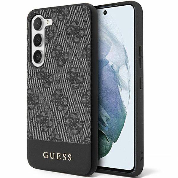 GUESS GUHCS24SG4GLGR S24 S921 BLACK/BLACK HARDCASE 4G STRIPE COLLECTION