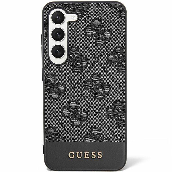 GUESS GUHCS24SG4GLGR S24 S921 BLACK/BLACK HARDCASE 4G STRIPE COLLECTION