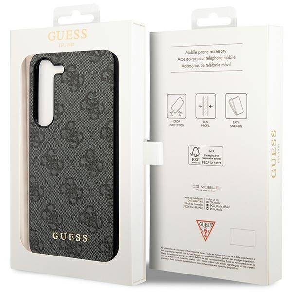 GUESS GUHCSA35GF4GGR A35 A356 BLACK/BLACK HARDCASE 4G CHARMS COLLECTION