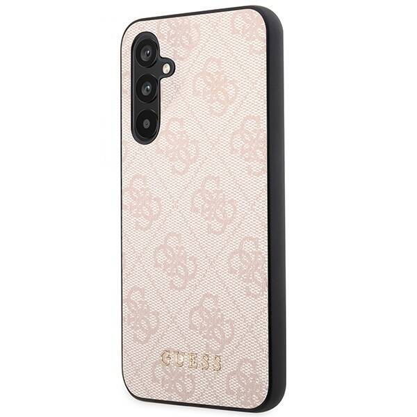 GUESS GUHCSA54G4GFPI A54 A546 PINK/PINK HARD CASE 4G METAL GOLD LOGO