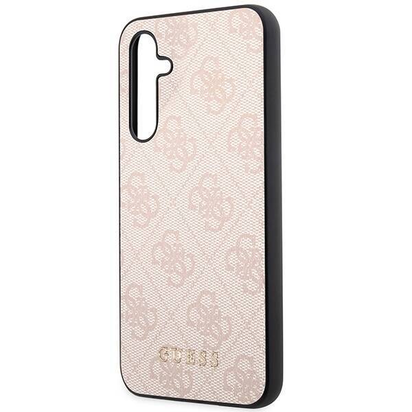 GUESS GUHCSA54G4GFPI A54 A546 PINK/PINK HARD CASE 4G METAL GOLD LOGO