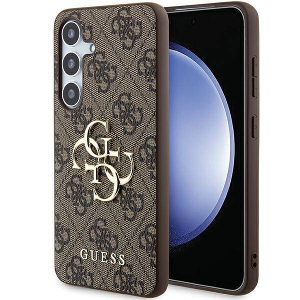 GUESS GUHCSA554GMGBR A55 A556 BROWN HARDCASE 4G BIG METAL LOGO