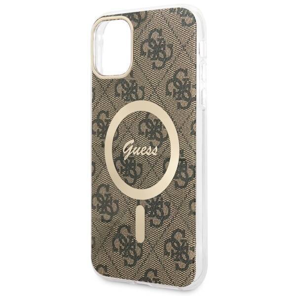 GUESS GUHMN61H44 IPHONE 11 6.1 "BROWN/BROWN HARDCASE 4G MAGSAFE