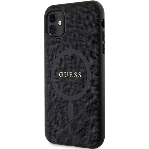 GUESS GUHMN61PSAHMCK IPHONE 11 / XR 6.1 "BLACK / BLACK HARDCASE SAFFIANO MAGSAFE