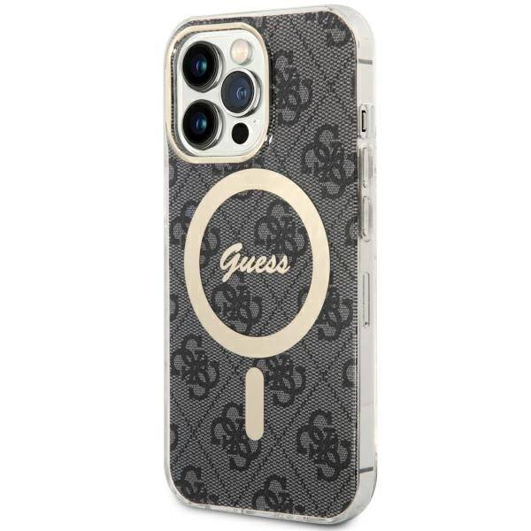 GUESS GUHMP13LH4STK IPHONE 13 PRO / 13 6.1 "BLACK / BLACK HARDCASE 4G MAGSAFE