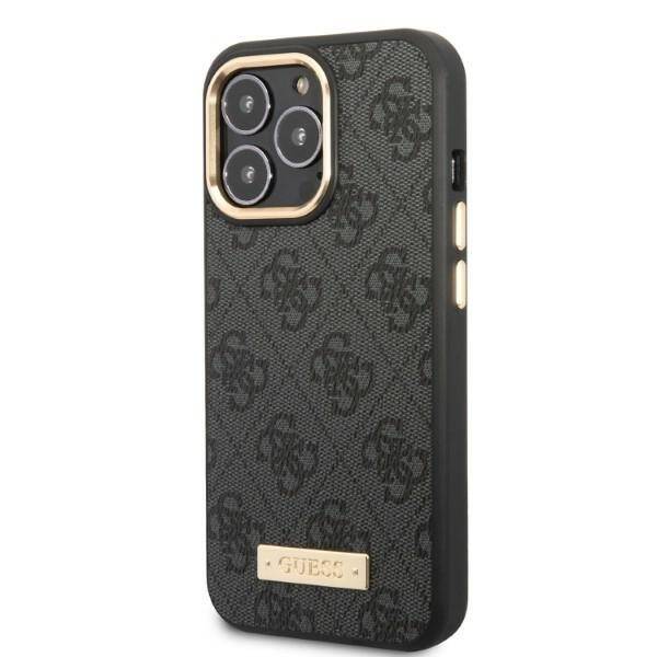 GUESS GUHMP13LU4GPRK IPHONE 13 PRO / 13 6.1 "BLACK / BLACK HARD CASE 4G PLATE MAGSAFE LOGO