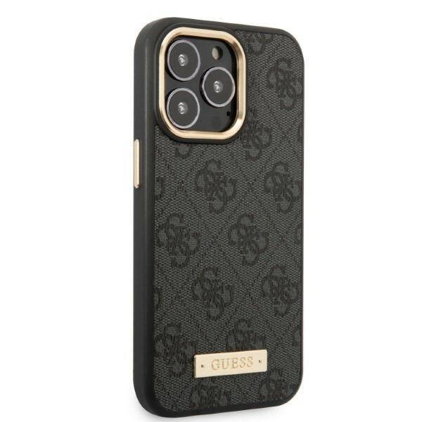 GUESS GUHMP13LU4GPRK IPHONE 13 PRO / 13 6.1 "BLACK / BLACK HARD CASE 4G PLATE MAGSAFE LOGO