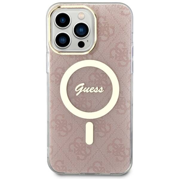 GUESS GUHMP13XH4STP IPHONE 13 PRO MAX 6.7 "PINK/PINK HARDCASE 4G MAGSAFE