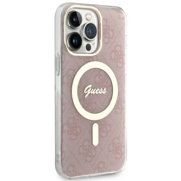 GUESS GUHMP13XH4STP IPHONE 13 PRO MAX 6.7 "PINK/PINK HARDCASE 4G MAGSAFE