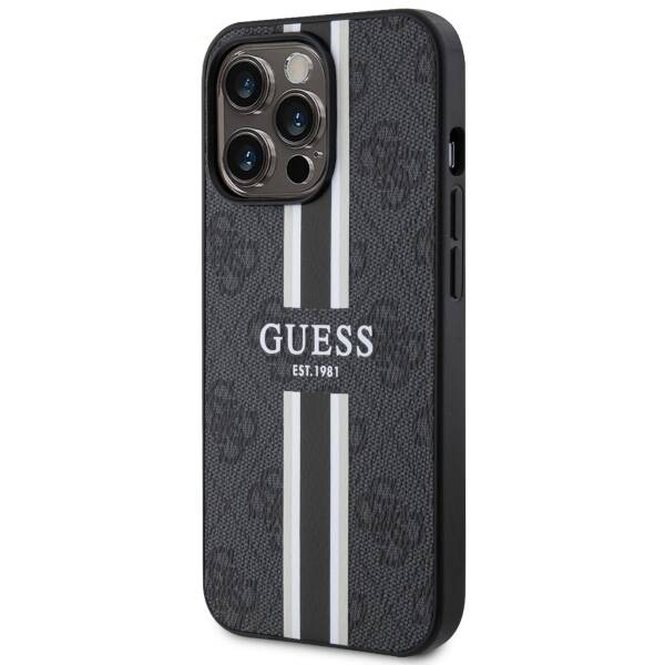 GUESS GUHMP13XP4RPSK IPHONE 13 PRO MAX 6.7 "BLACK/BLACK HARDCASE 4G PRINTED STRIPE MAGSAFE