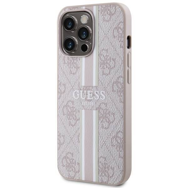 GUESS GUHMP13XP4RPSPP IPHONE 13 PRO MAX 6.7 "PINK/PINK HARDCASE 4G PRINTED STRIPES MAGSAFE