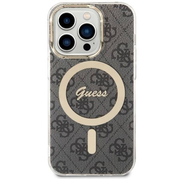 GUESS GUHMP14LH4STK IPHONE 14 PRO 6.1 "BLACK/BLACK HARDCASE 4G MAGSAFE