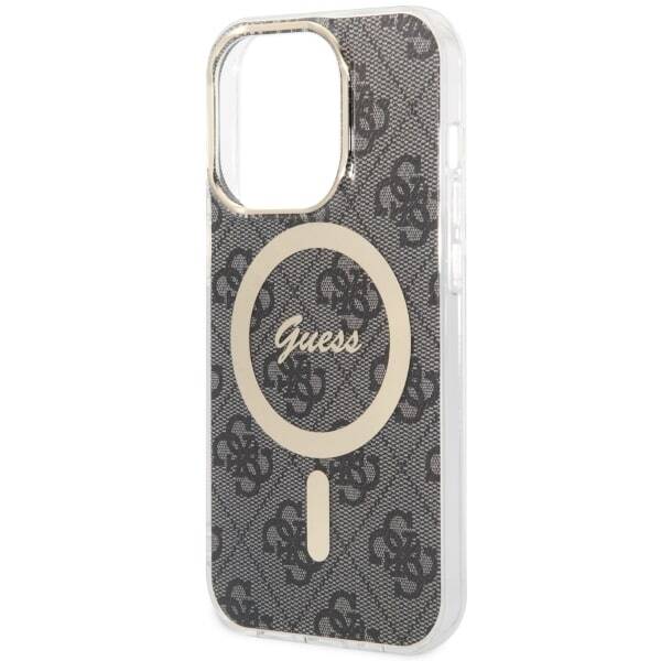 GUESS GUHMP14LH4STK IPHONE 14 PRO 6.1 "BLACK/BLACK HARDCASE 4G MAGSAFE