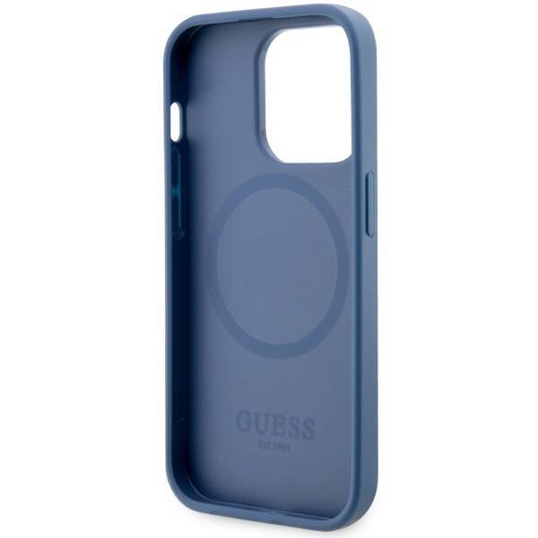 GUESS GUHMP14LP4RPSB IPHONE 14 PRO 6.1 "BLUE/BLUE HARDCASE 4G PRINTED STRIPES MAGSAFE